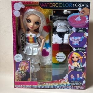 Rainbow High Watercolor & Create Fashion DIY Doll